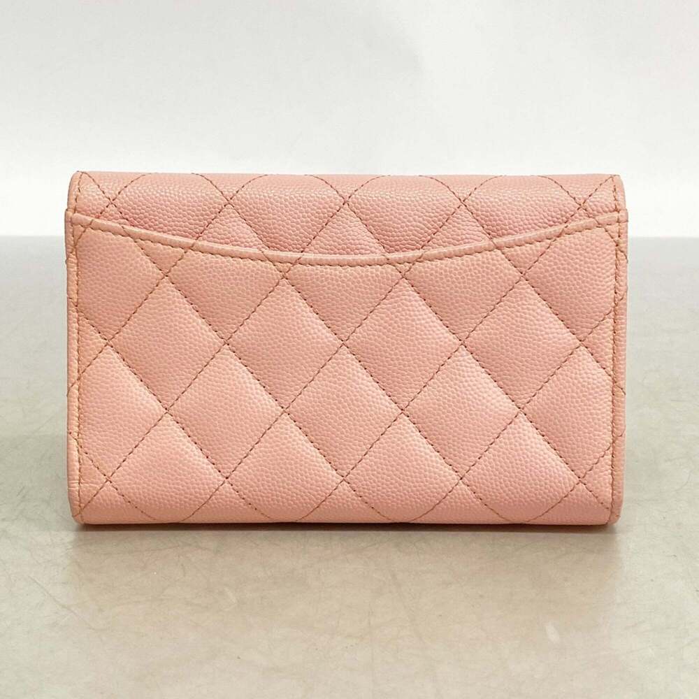 CHANEL Pink Caviar Leather Wallet - Picture 8 of 8